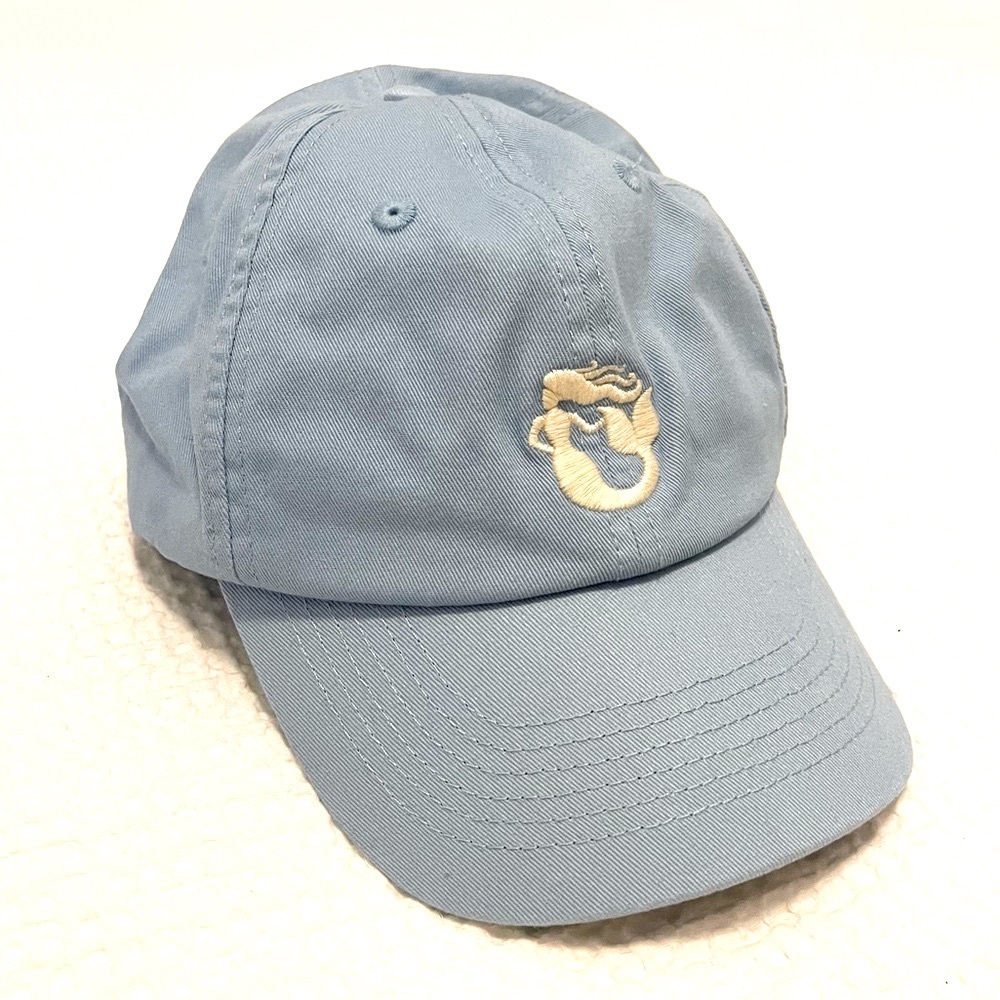 Spartina Blue Embroidered Mermaid Baseball Hat